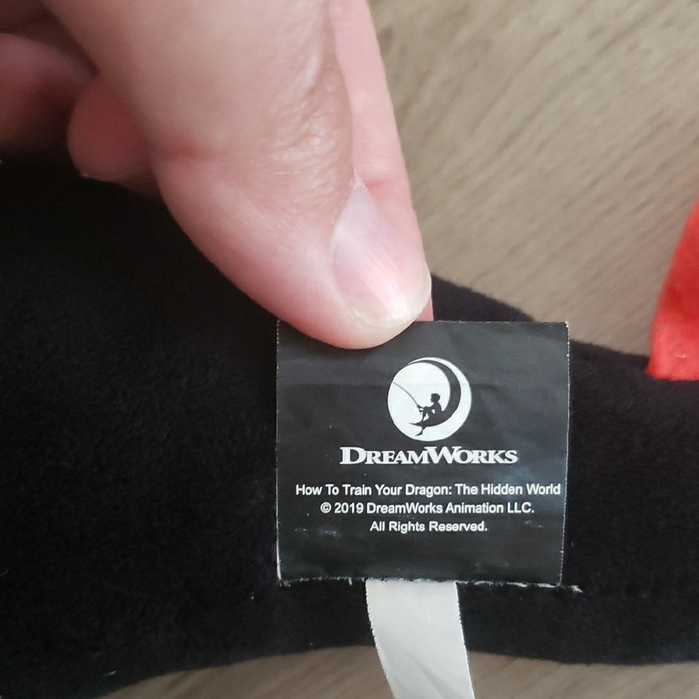 DreamWorks How To Train Your Dragon Toothless Plush Toy - Picture 3 of 7